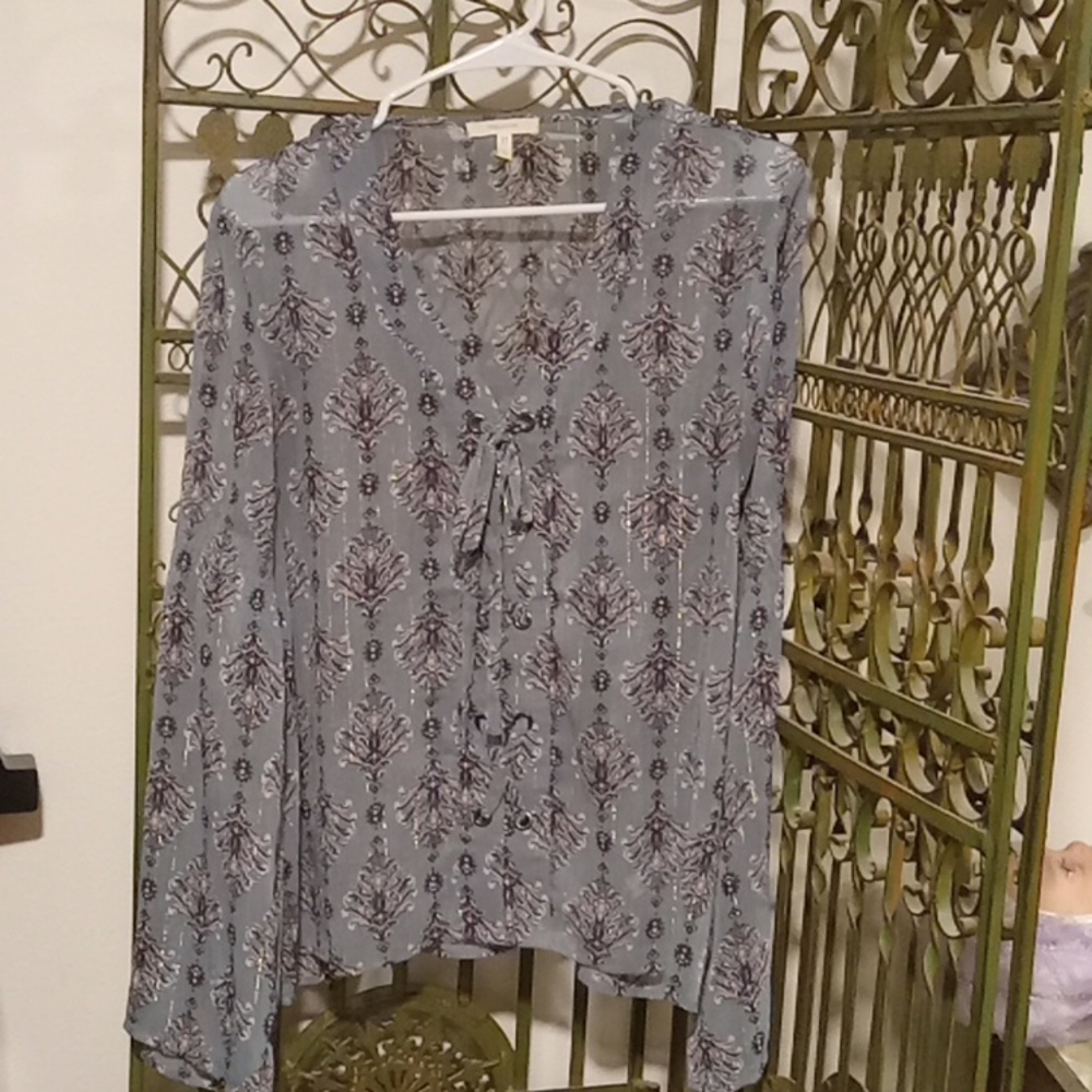 Bell Sleeve, Lace Up, Top